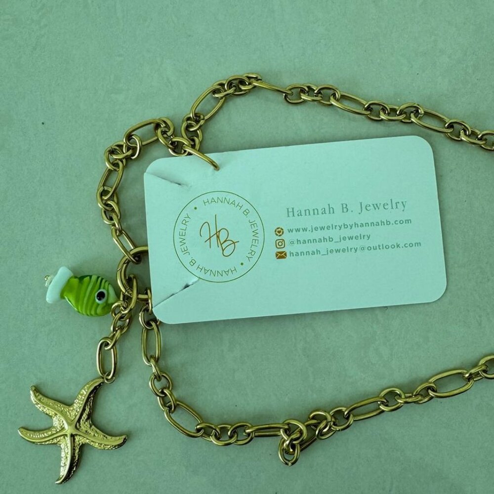 Necklace Gold charm